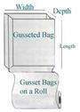 VCI Poly Gusset Bags 54x44x96